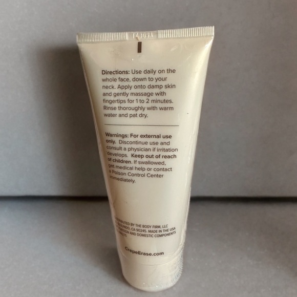 NEW BODYFIRM CREPE ERASE FACIAL REFINING EXFOLIANT 180ml/6oz SEALED - Picture 2 of 3